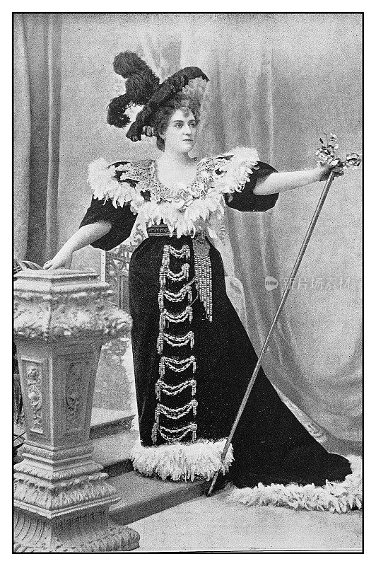 古董照片:Lillian Russell